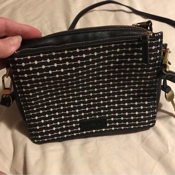 Fossil Bag Polka Dot Crossbody - Picture 1 of 7
